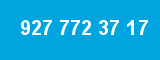 927 772 37 17 927 772 37 17